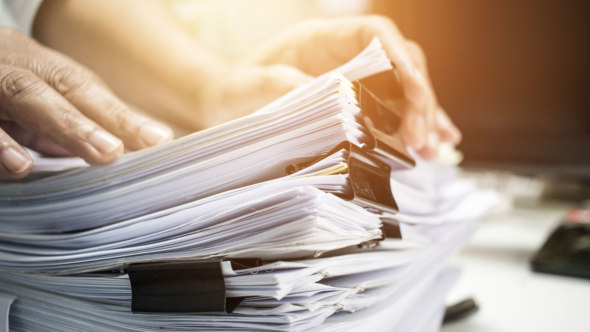 Comprehensive paperwork in the scrap industry