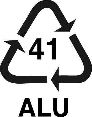 Number 41 in a triangle made of arrows