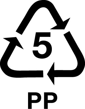 Number 5 in a triangle made of arrows