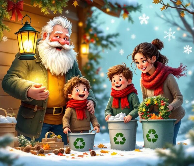 Guide to Christmas Recycling and Waste Reduction cover