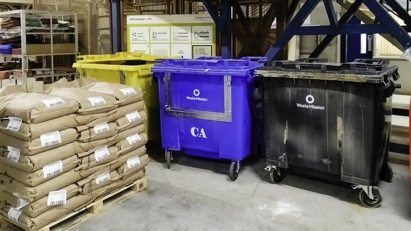 Trouw Nutrition Waste Mission Colour Coded Bins